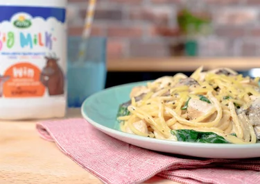 Creamy Chicken & Spinach Alfredo