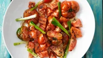 Grillad tomatsallad