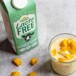 Lactosevrije tropische frozen yoghurt met mango en passievrucht