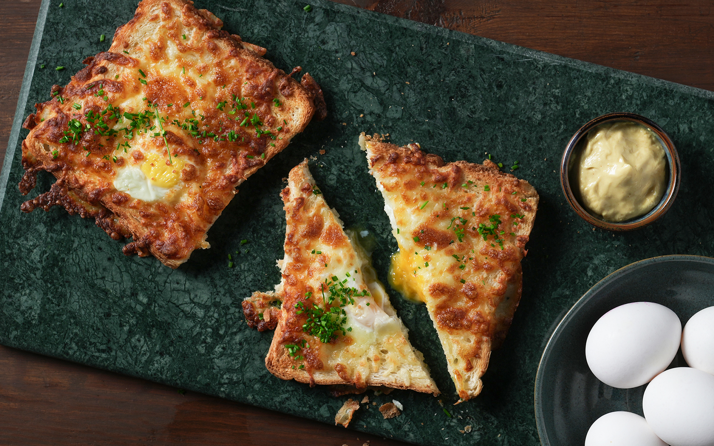 Τοστ με αυγά στο Air Fryer