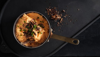 Potatispuré med syrad grädde