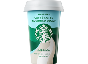 Starbucks caffè latte no added sugar laktoositon 220ml