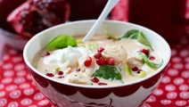 Fisksoppa med granatäpple