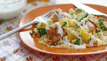 Laksebulgur med limedressing