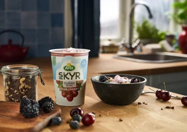 Sour Cherry Skyr With Chocolate Granola