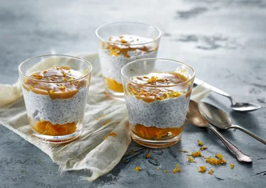 Sweet chia pudding