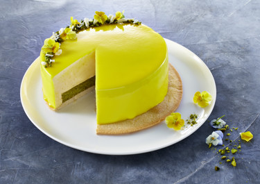 Lemon mousse cake