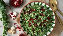 Green goddess-sallad på grönkål
