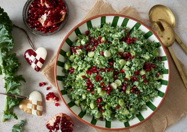 Green goddess-sallad på grönkål