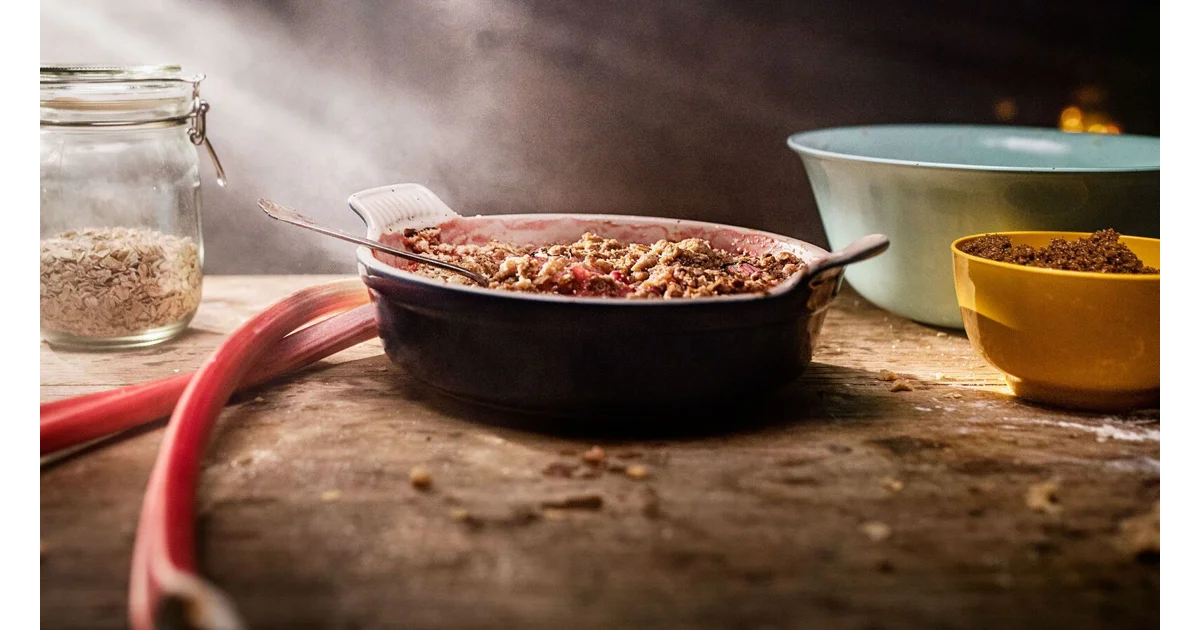 CRUMBLE AL RABARBARO