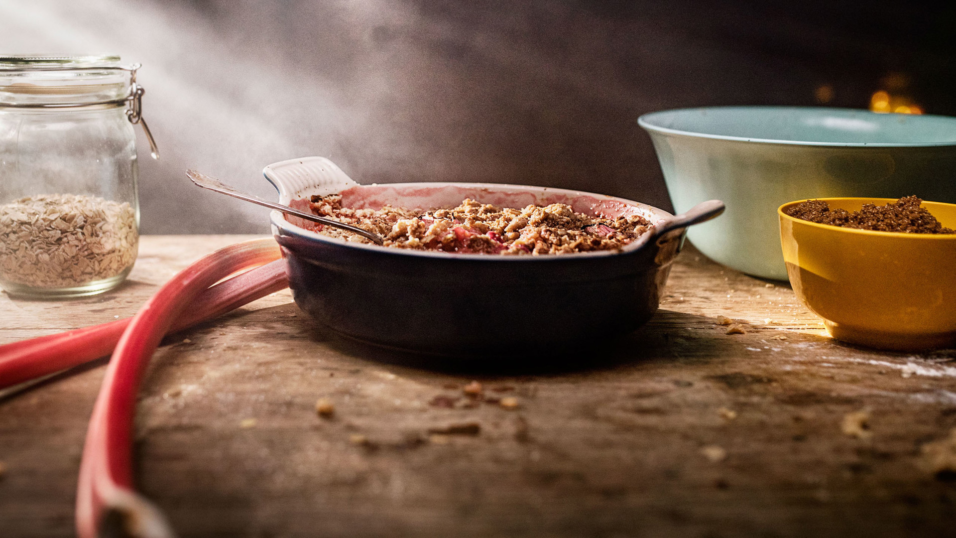 Rhubarb Crumble