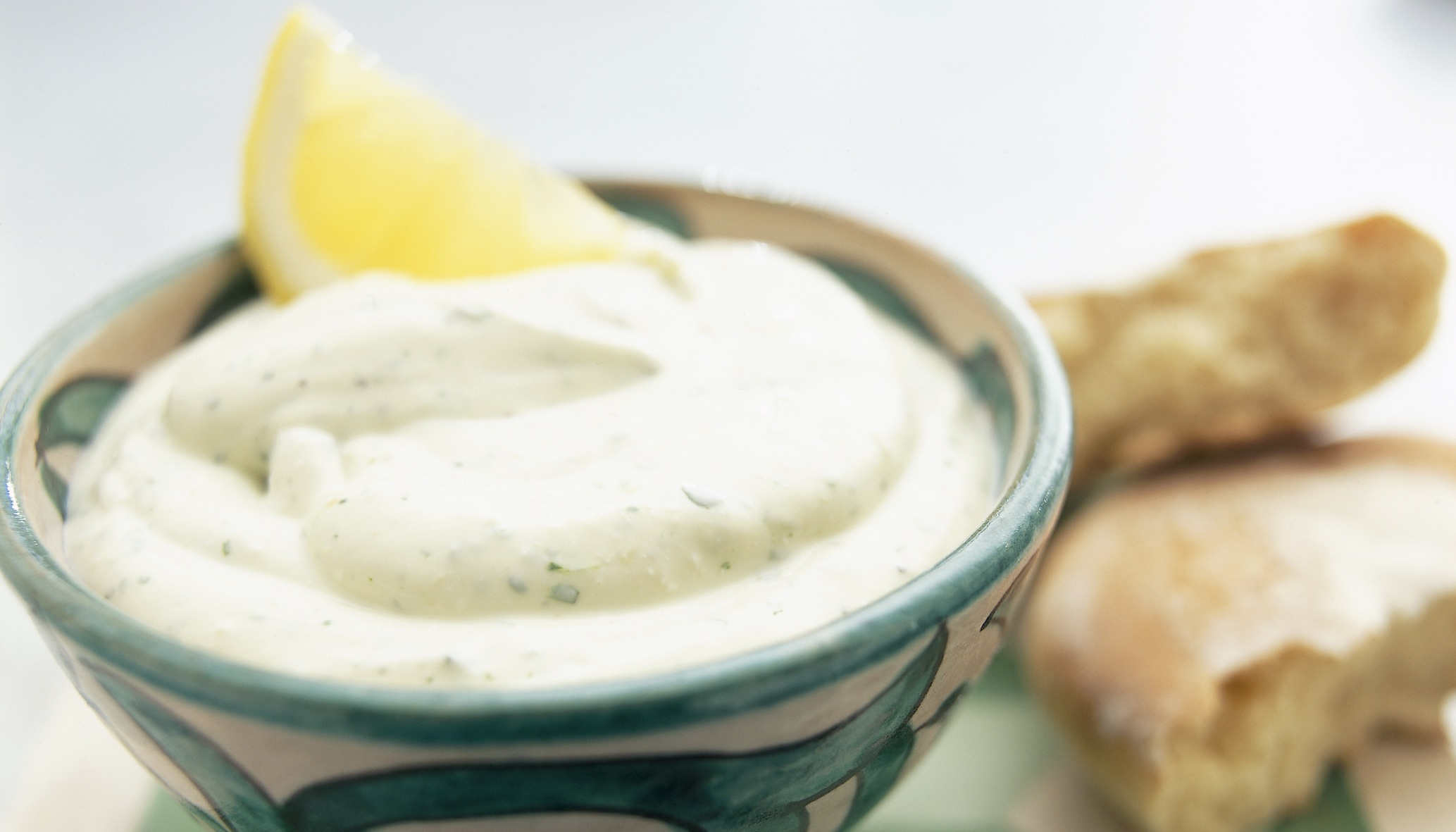 Citron- och ostdipp
