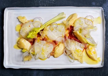 Marinerad torskrygg med ostkräm