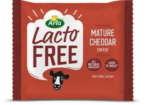 Arla LactoFREE Mature Cheddar Cheese Block 200g