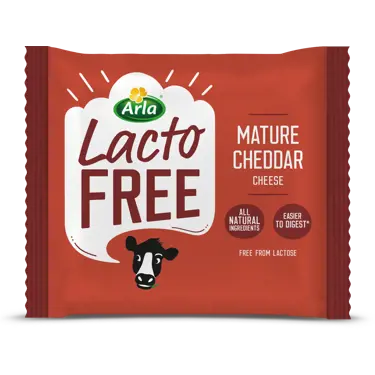 Arla LactoFREE Mature Cheddar Cheese Block 200g