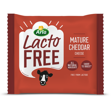 Arla LactoFREE Mature Cheddar Cheese Block 200g