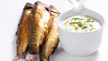 Sås till rökt fisk