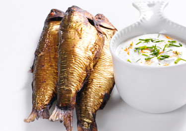 Sås till rökt fisk