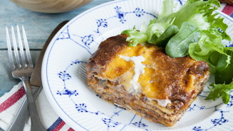 Lasagne med auberginer