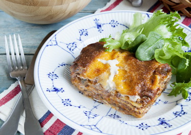 Lasagne med auberginer
