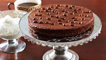 Chocolade-koffietaart