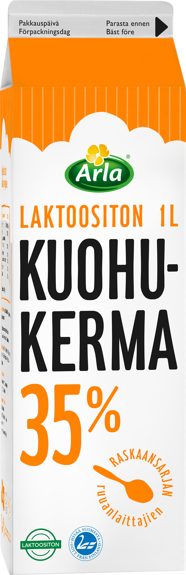 Arla kuohukerma laktoositon 1L (ESL)