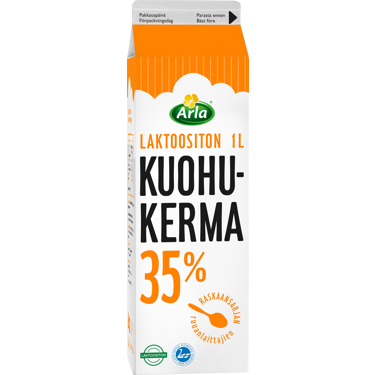 Arla kuohukerma laktoositon 1L (ESL)