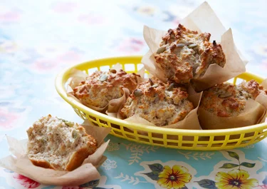 Eiwitrijke muffins met romige kwark