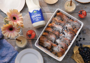 Blueberry Cardamom French Toast Bake
