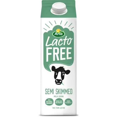 Arla LactoFREE Semi Skimmed Milk Drink 1L