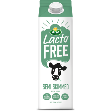 Arla LactoFREE Semi Skimmed Milk Drink 1L