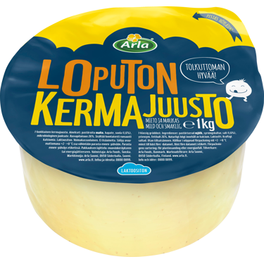 Arla loputon kermajuusto 1kg