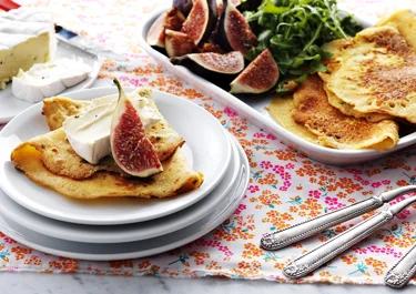 Savoury pancakes with chickpea flour