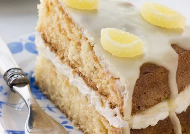 Citroencake met glazuur