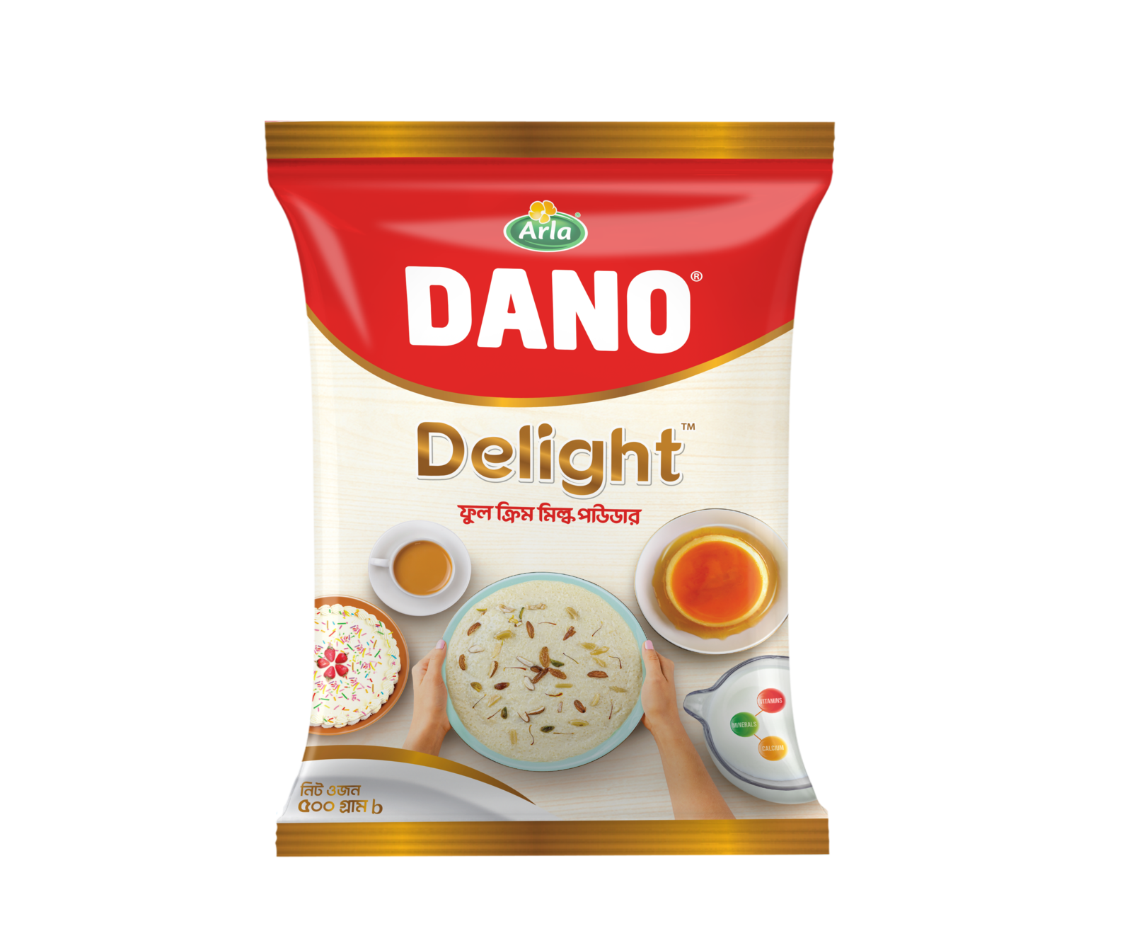 Delight Full Cream Milk Powder 500g