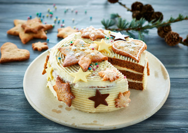 Julelagkage med vaniljefrosting