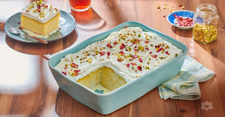 Saffron Milk Cake