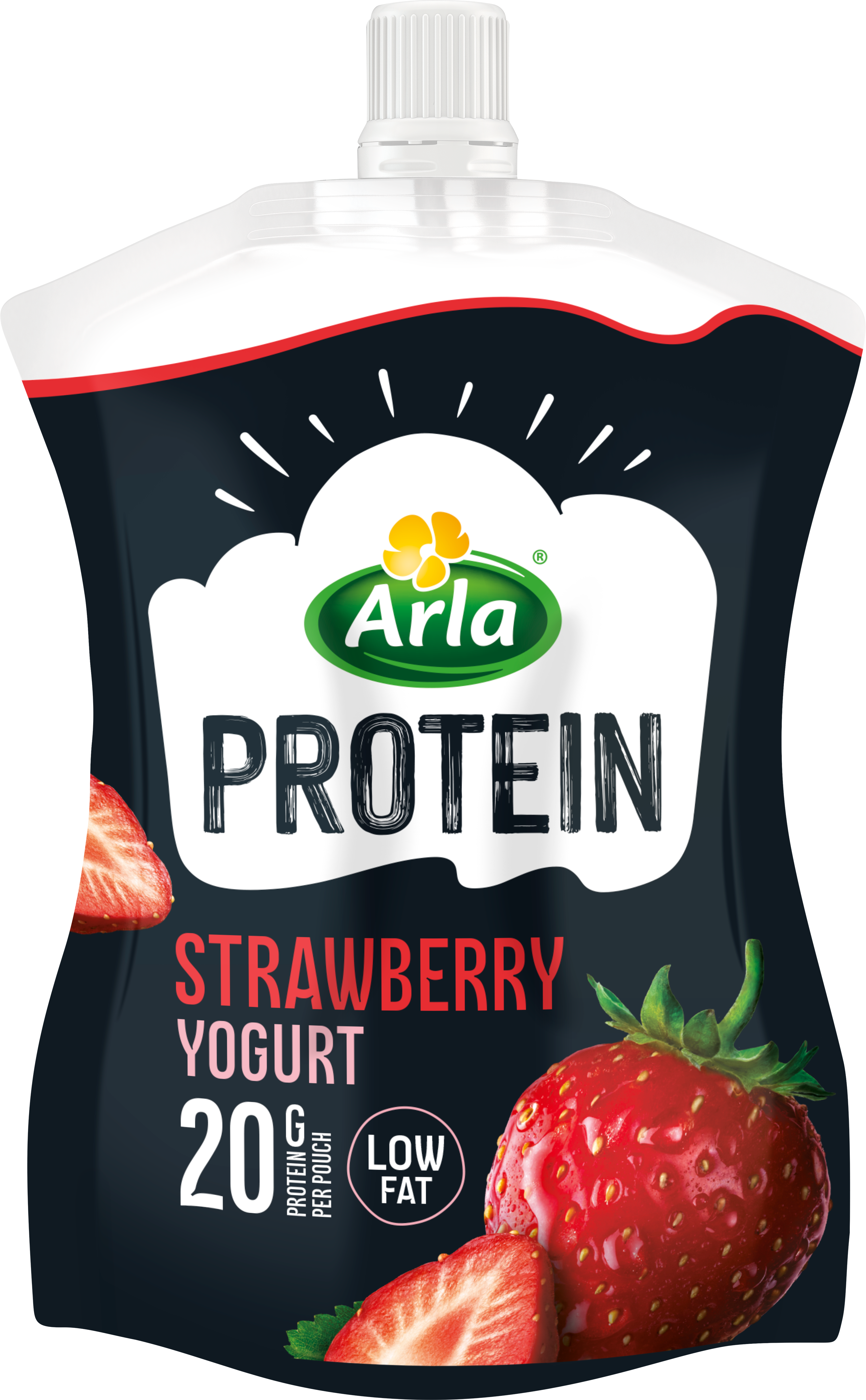 Strawberry Yogurt Pouch 200g