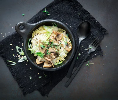 Tagliatelle with Extra Castello Creamy Brie