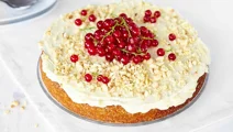Citronkaka med mandel och citronfrosting