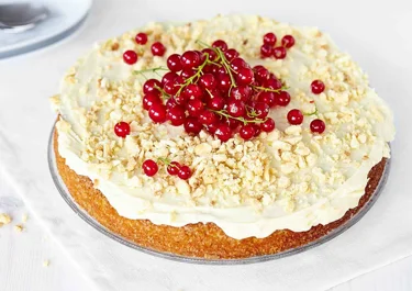 Citronkaka med mandel och citronfrosting