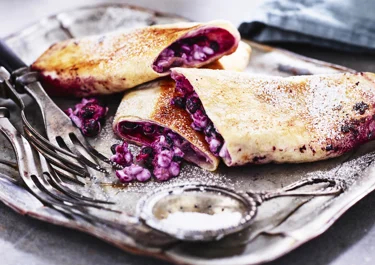 Tortilla med blåbär