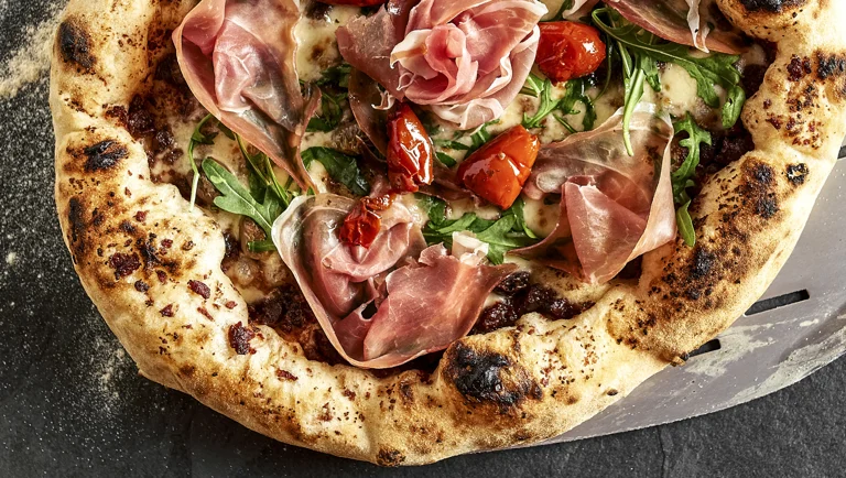 Parma Ham & Beetroot Pizza