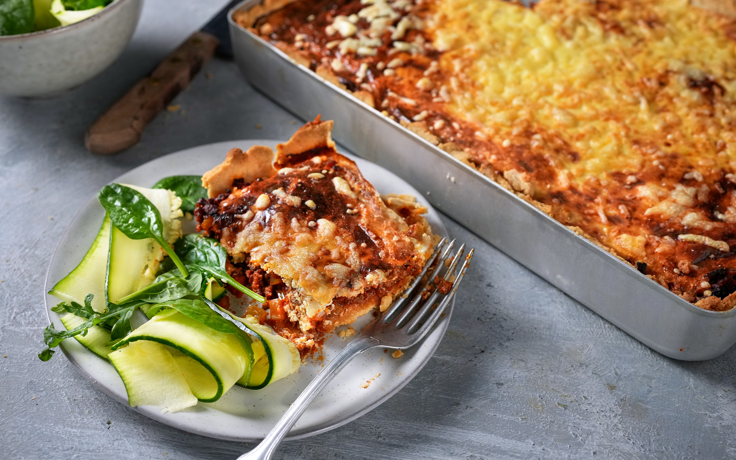 Köttfärspaj i långpanna 