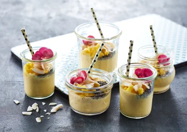 Eiwitrijke mangosmoothie met skyr