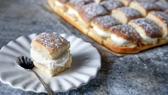 Semlor i långpanna