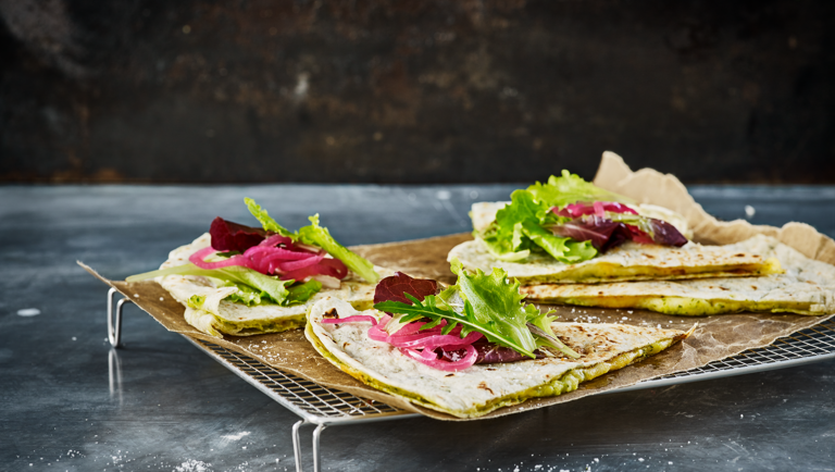 Quesadillas med kikerter