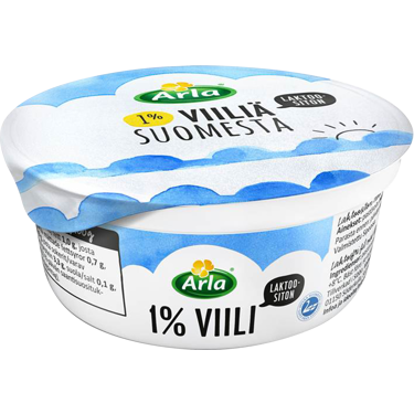 Arla 1% viili Suomi 150g laktoositon