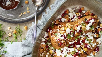 Hasselback græskar
