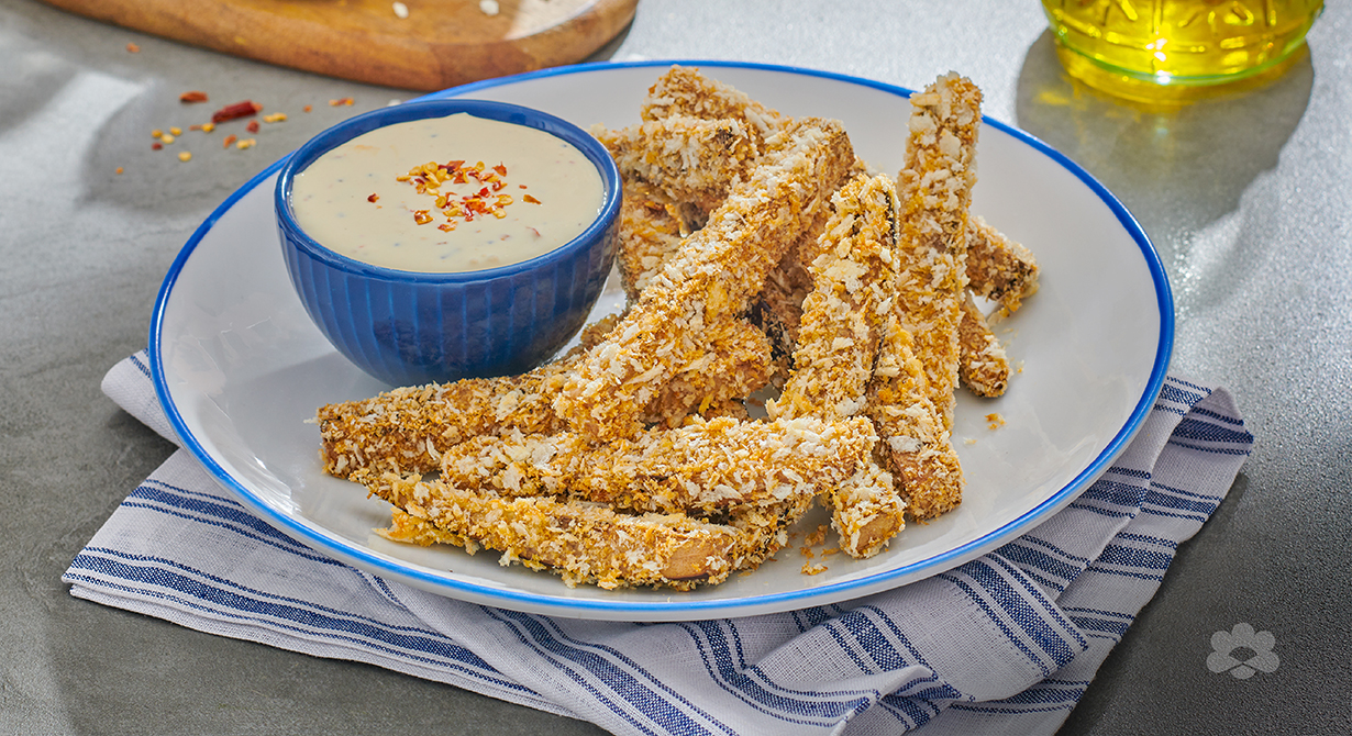 باذنجان مشوي مع جبنة